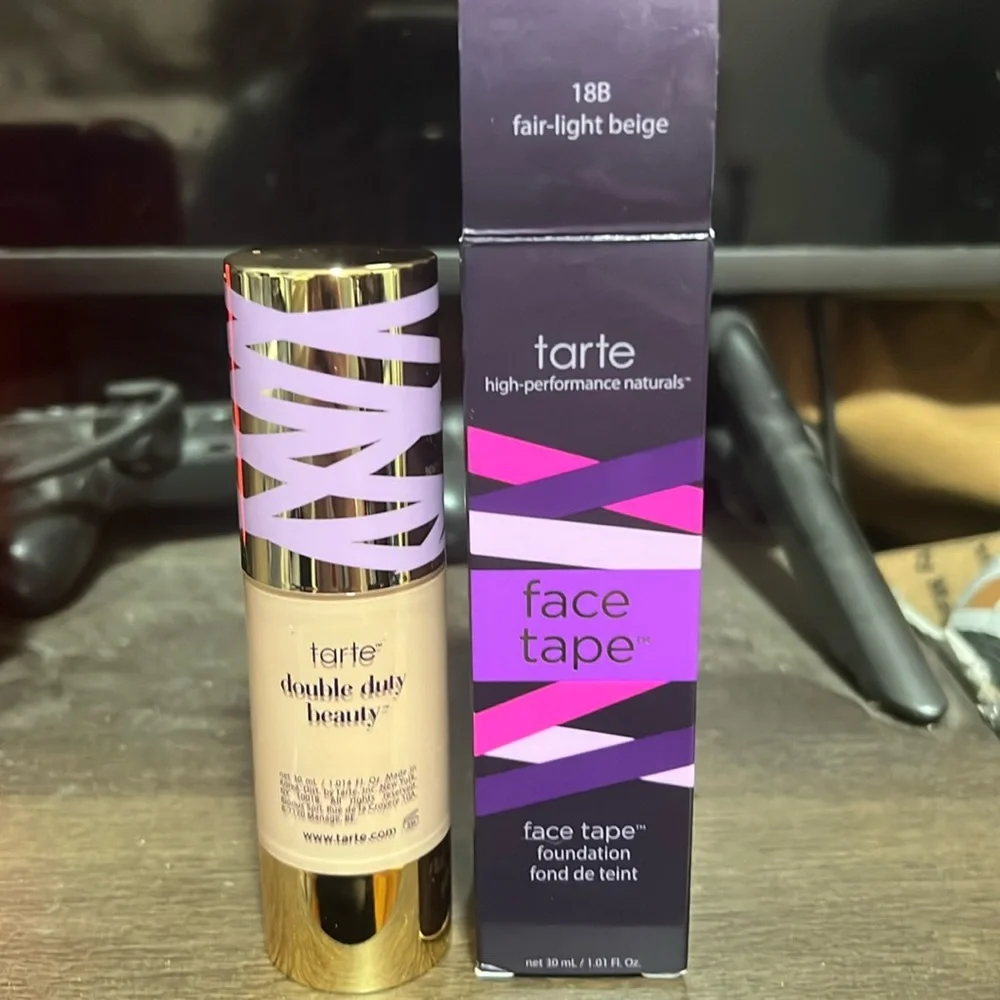 💕🌙Tarte Fair Light Beige Double Duty Foundation